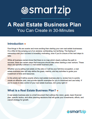 Real Estate Lead Business Plan